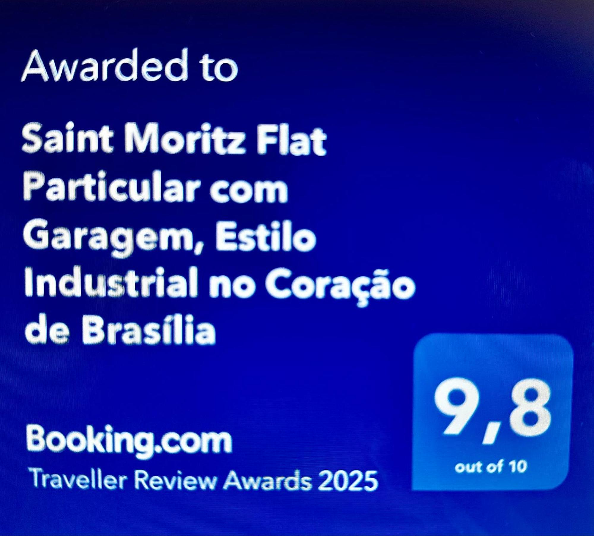 Saint Moritz Express Flat Particular com Garagem, Estilo Industrial no Coração de Brasília Exterior foto
